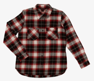 Tough Duck Womens Flannel Shirt Red Plaid Front View, HD Png Download, Free Download