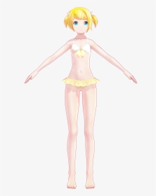 Rin Kagamine Swimwear By Yyb, HD Png Download, Free Download