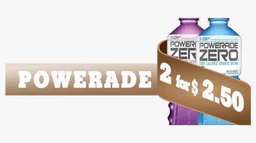 Powerade Zero Grape Sports Drink 32 Oz Plastic Bottles, HD Png Download, Free Download