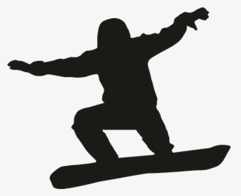 Snowboarding Decal Silhouette, HD Png Download, Free Download