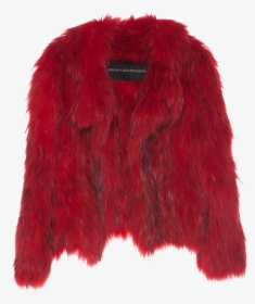 Red Raccoon Fur Coat, HD Png Download, Free Download