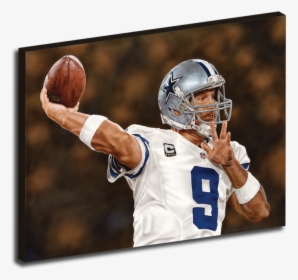 Tony Romo Original Painting By Armando Villarreal, HD Png Download, Free Download