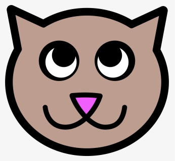 Cartoon Cat Face Clipart Cat Kitten Clip Art, HD Png Download, Free Download