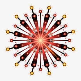 Red Fireworks Png, Transparent Png, Free Download
