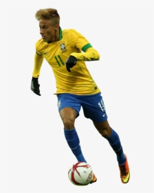 Neymar Render Hd Photoshop A Png Brazil Soccer Player, Transparent Png, Free Download