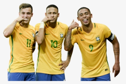 Philippe Coutinho, Neymar & Gabriel Jesus render, HD Png Download, Free Download