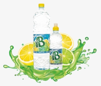 Macb Bottle Of Lemon And Lime Flavoured Spring Water, HD Png Download, Free Download