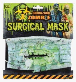 Biohazard Zombie Surgical Mask, HD Png Download, Free Download