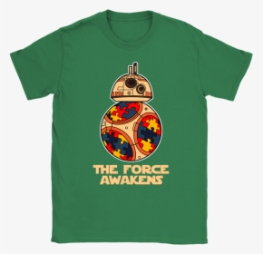 Bb-8 Autism Awareness The Force Awakens Star Wars Shirts, HD Png Download, Free Download