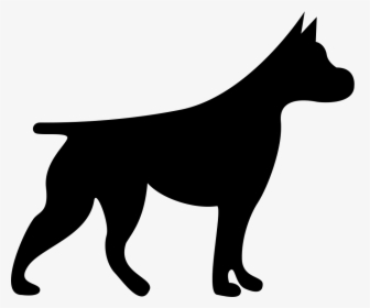 Dog Black Silhouette, HD Png Download, Free Download