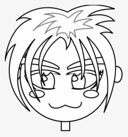 Cool Boy Black White Line Art 555px, HD Png Download, Free Download