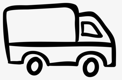 Truck Outline Pointing To Right, HD Png Download, Free Download