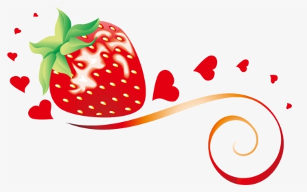 Heart Strawberry Clipart, HD Png Download, Free Download