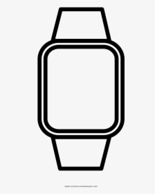 Iwatch Coloring Page, HD Png Download, Free Download