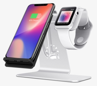 Qi Ladestation Iwatch Und Iphone , Png Download, Transparent Png, Free Download