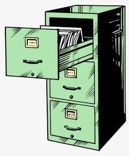 Angle,green,filing Cabinet, HD Png Download, Free Download
