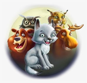 01 Character Grouped-moon Wolfcub Thumbnail, HD Png Download, Free Download