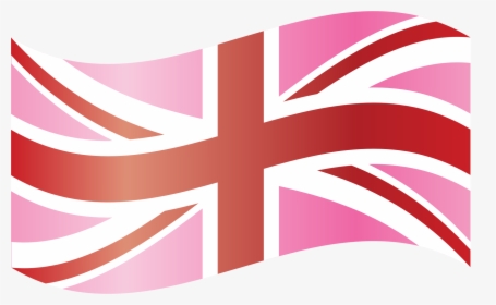 Waving Pink Union Flag Clip Arts, HD Png Download, Free Download