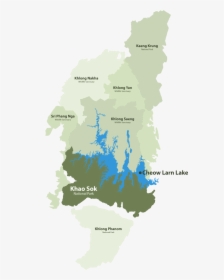 Khao Sok National Park Map, HD Png Download, Free Download