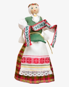 Wooden Doll With Traditional Lithuanian Clothing, HD Png Download, Free Download