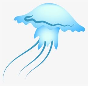 Jellyfish Sea Blue Free Photo, HD Png Download, Free Download