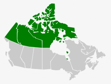 Download Map Of Canada With Territories, HD Png Download, Free Download