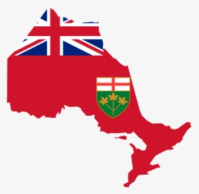 Flag Map Of Ontario, HD Png Download, Free Download