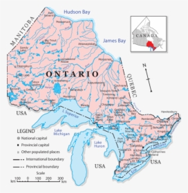 Ontario Canada Map, HD Png Download, Free Download
