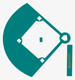 Baseball Field Blue Clip Art, HD Png Download, Free Download