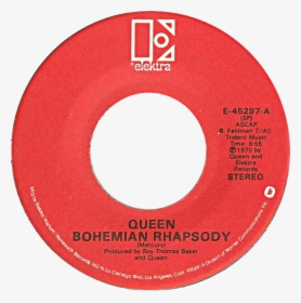 Bohemian Rhapsody By Queen Us Vinyl Red Label, HD Png Download, Free Download