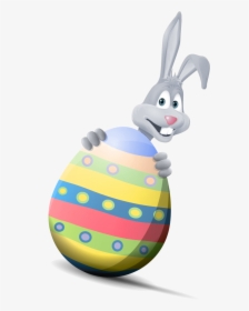 Transparent Easter Bunny With Egg Png Clipart Pictureu200b, Png Download, Free Download