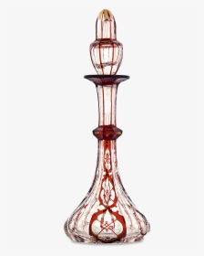 Bohemian Art Glass Perfume Bottle, HD Png Download, Free Download