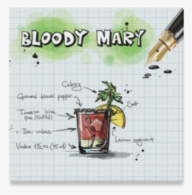 Bloody-mary03 Canvas Print 12"x12", HD Png Download, Free Download