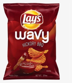 Lays Wavy Chips Bbq 23 Gm, HD Png Download, Free Download