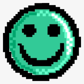 Vector Illustration Of Pixelated Bitmap Happy Face, HD Png Download, Free Download