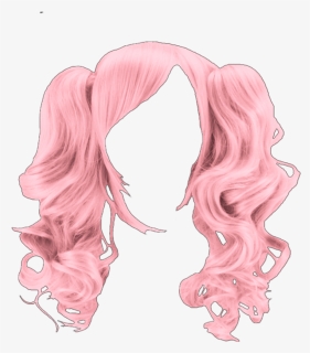 Hair Wig Pigtails Pink Costume Beauty Party Halloweenco, HD Png Download, Free Download