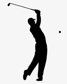 Golfer Silhouette, HD Png Download, Free Download
