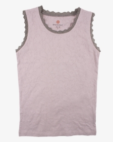 Enfant Dusty Rose Tank Top With Taupe Lace Trim"  Title="enfant, HD Png Download, Free Download