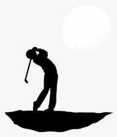 Golf Swing Silhouette Clipart , Png Download, Transparent Png, Free Download