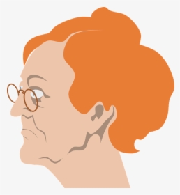 Spinster, Grandmother, Grandma, Stern, Spectacles, HD Png Download, Free Download