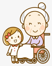 Granny In A Wheelchair, HD Png Download, Free Download