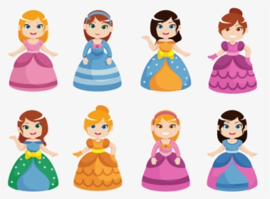 Beautiful Princesa Vectors, HD Png Download, Free Download