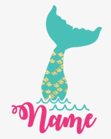 Mermaid Tail Silhouette Png, Transparent Png, Free Download