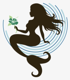 Color Mermaid Silhouette Clipart , Png Download, Transparent Png, Free Download