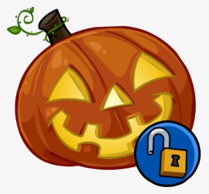 Glowing Pumpkin Head Clothing Icon Id, HD Png Download, Free Download