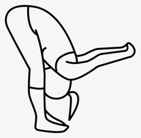 Woman Flexing Waist To Feet, HD Png Download, Free Download