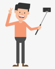 Selfie Stick Png, Transparent Png, Free Download