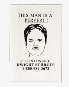 Dwight Schrute Pervert Hunter Magnet, HD Png Download, Free Download