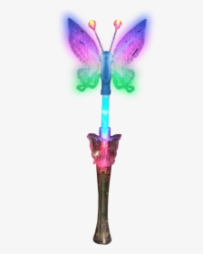 Rainbow Butterfly Wand, HD Png Download, Free Download