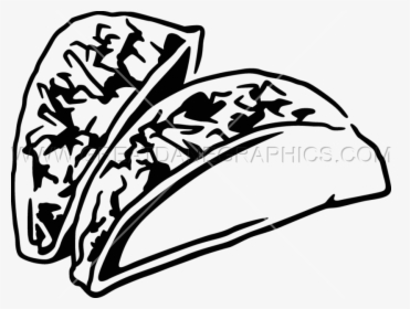 Taco Clipart Silhouette, HD Png Download, Free Download